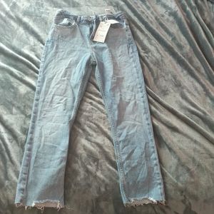 Zara Slim Fit Lightly Distressed